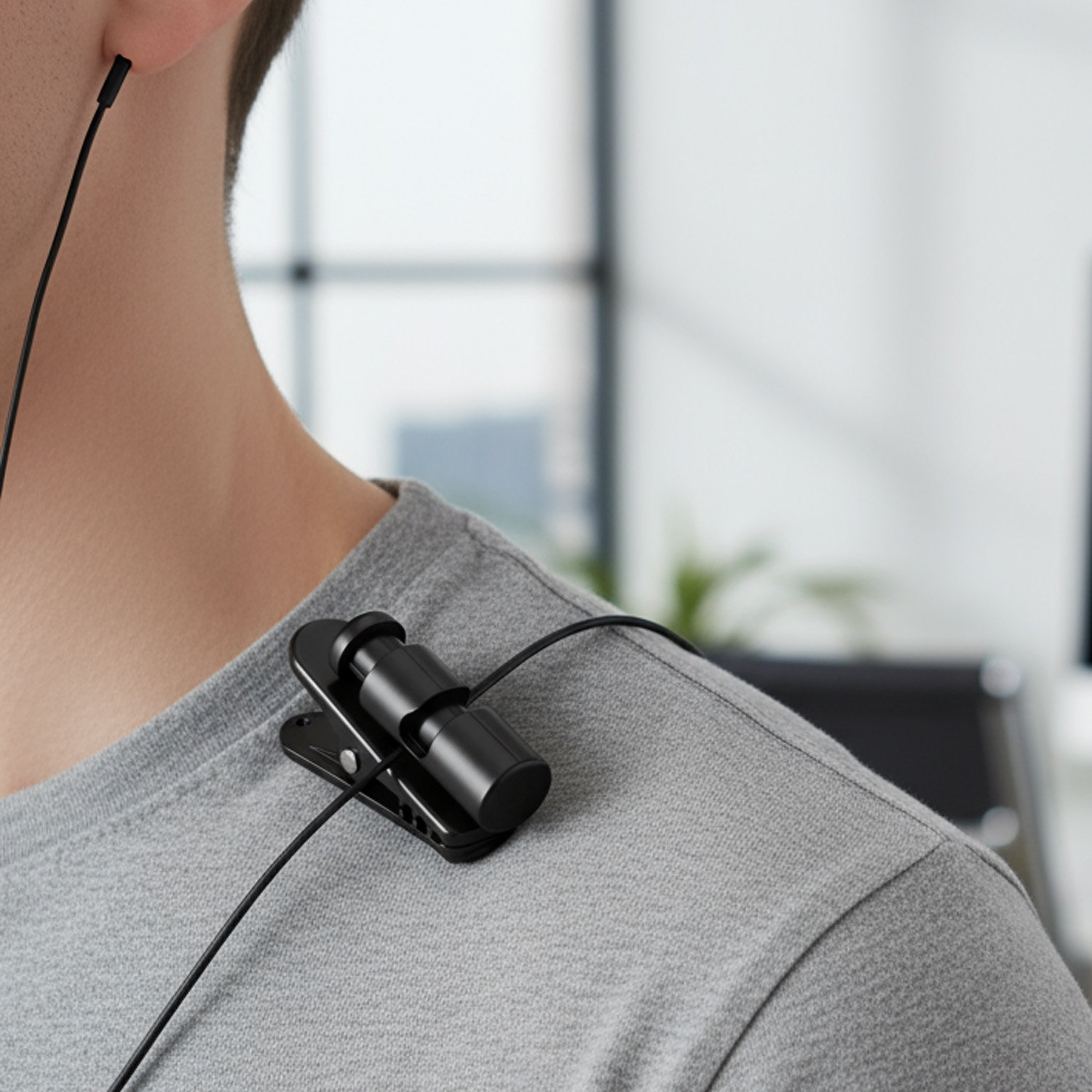 Wired Earphone Mic - 1-10パックヘッドフォン固定クリップヘッドセットケーブルクリップケーブルコードクランプフックポータブル襟衣類イヤホンマイククリップ