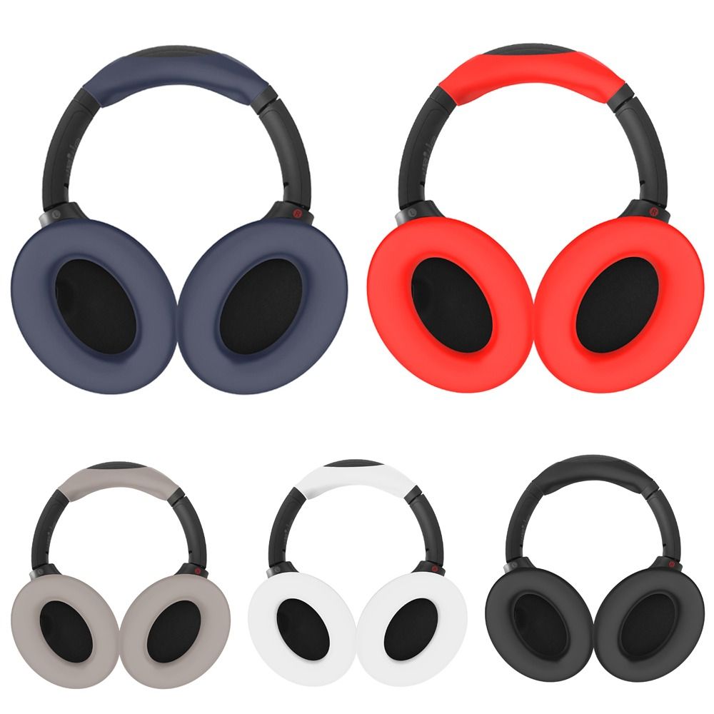 Sennheiser Headphone Momentum 4 - 耐衝撃イヤーマフヘッドビーム保護ケースヘッドフォンイヤーパッドカバーソニー WH-1000XM4 シリコン交換用イヤーカップ
