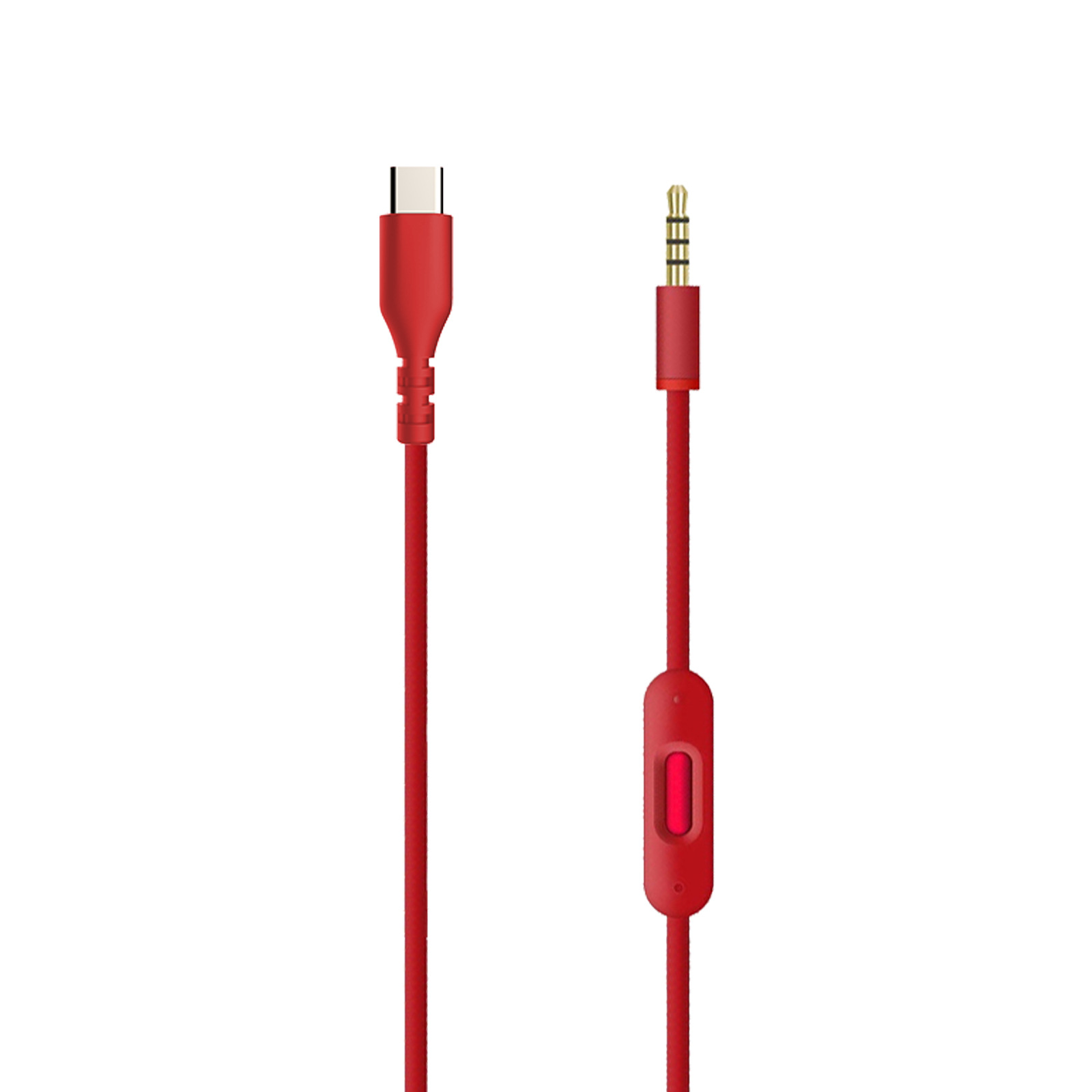 Beats Headphone Studio Pro - 交換用 TypeC Aux オーディオケーブルコード インラインマイクボリュームコントロール付き Beats