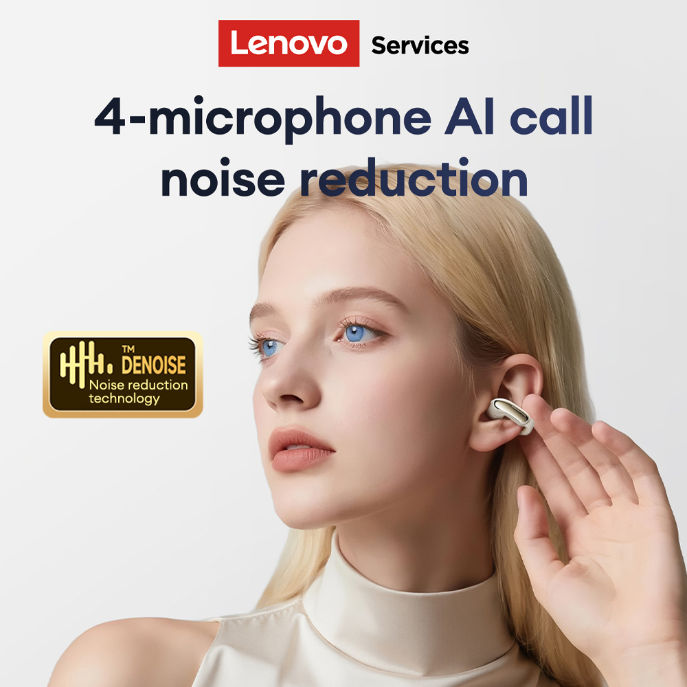 Lenovo LES-108 骨伝導 TWS イヤークリップ - Wired Earphone Mic のレビューと価格