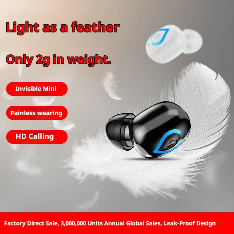 ミニワイヤレス Bluetooth ヘッドフォン マイク付き - Bluetooth Headset On Ear のレビューと価格