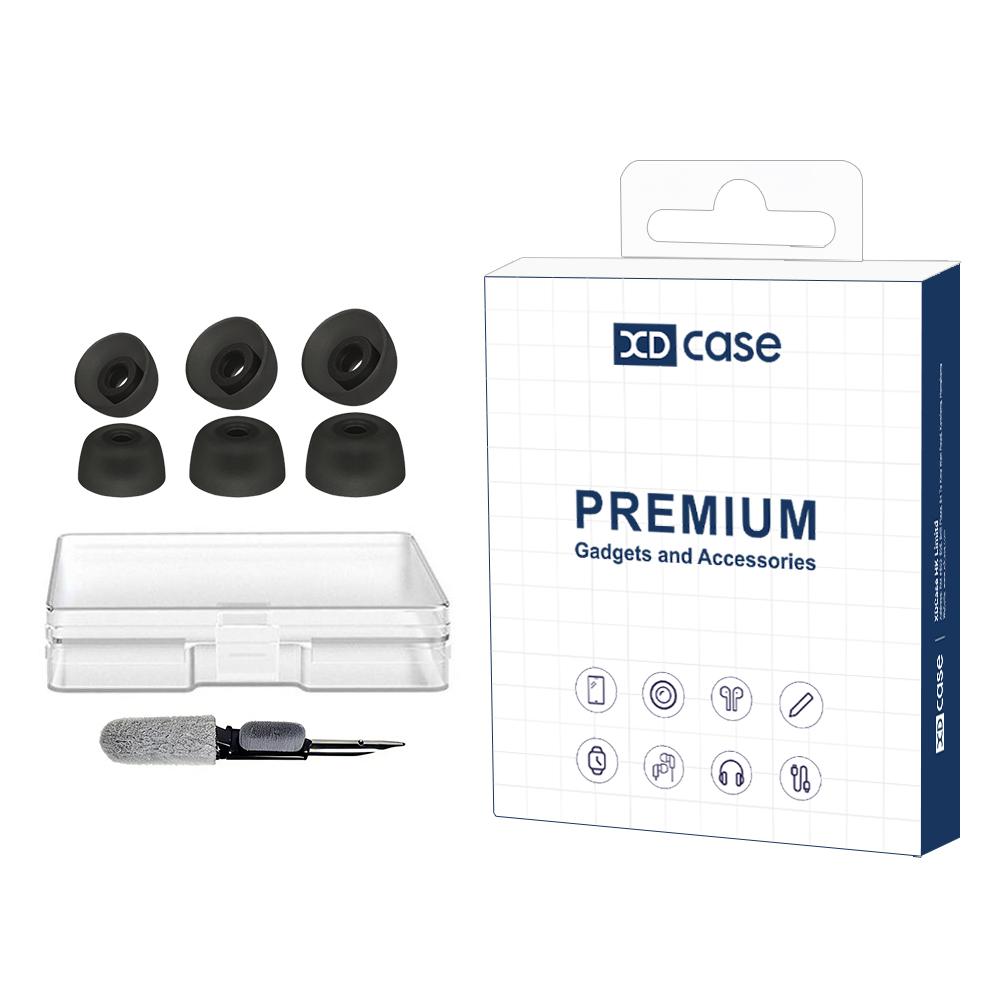 XDcase 3 ペア入り 1 つの交換用シリコンイヤーチッ - Earphone Foam Tip のレビューと価格