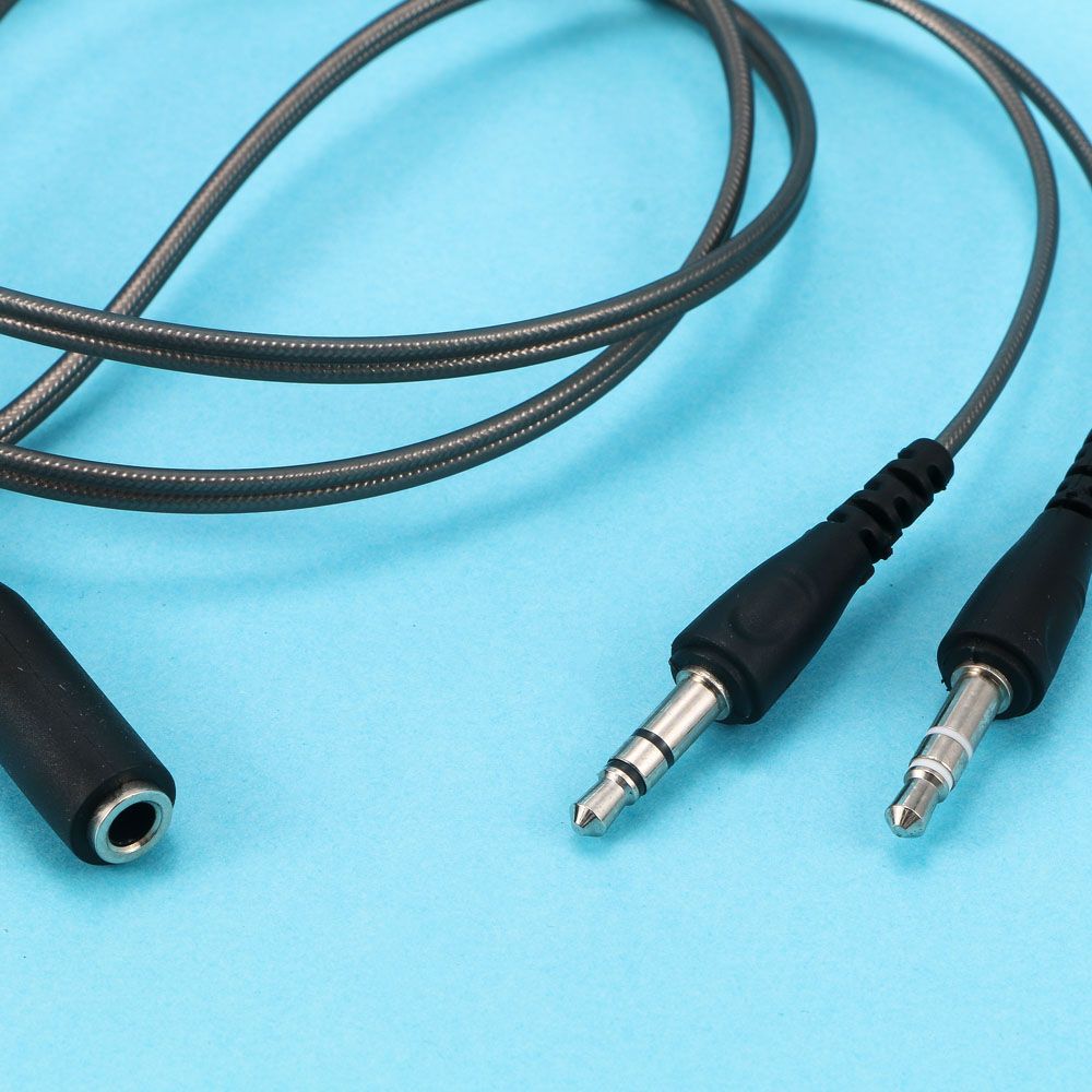 1M 3.5mmメス-2.5mmオス PCアダプター Yスプ - Earphone Splitter Jack のレビューと価格