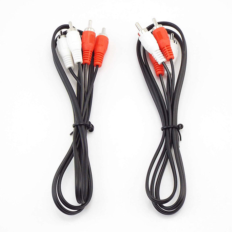 1m-5m デュアル2RCA 2 RCAオス-2 RCAオス - Audio Splitter Y のレビューと価格