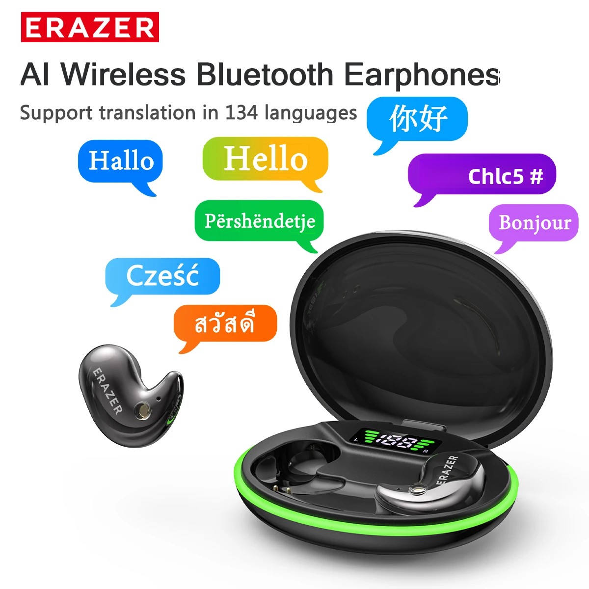 EARZER XF58 インイヤー型Bluetoothヘッド - Noise Cancelling Headphone のレビューと価格