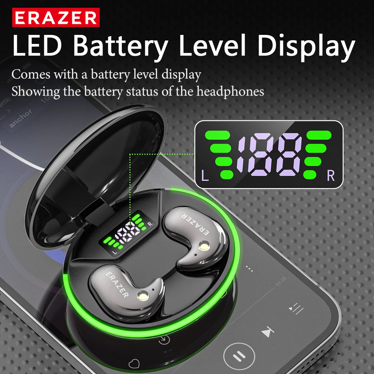 EARZER XF58 インイヤー型Bluetoothヘッド - Noise Cancelling Headphone のレビューと価格